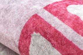 Dywany Łuszczów, Detský kusový koberec Junior 51828.802 Ballerina pink, 80x150, ružová, detská izba