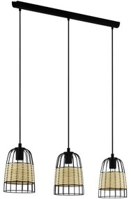 Eglo 43313 - Luster na lanku ANWICK 3xE27/40W/230V