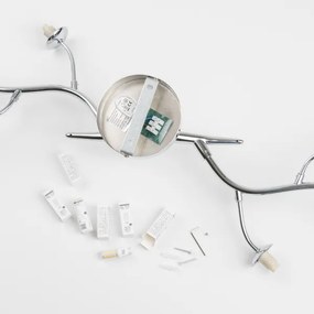 Brilagi - LED Prisadený luster MISTEL 6xG9/3W/230V lesklý chróm/dymová