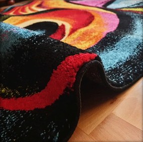 Moderný viacfarebný koberec Magic ARA – obdĺžnikový dizajn Rozmer: 250x350 cm