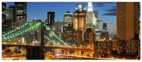 Obraz - Most s New Yorkom (120x50 cm)
