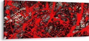Obraz - Expresívne abstrakcie (120x50 cm)