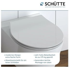 Schütte WC doska Slim (sivá)  (100285013)