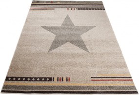 TA Koberec L916B BÉŽOVÁ MAROCKÁ BQZ Rozmer: 140x190 cm