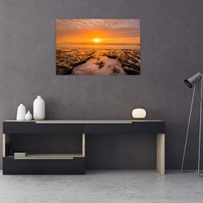 Obraz západu slnka (90x60 cm)