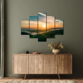 Obraz východu slnka nad morom (150x105 cm)