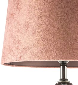 Stolná lampa Kayla 38x75 cm tehlová