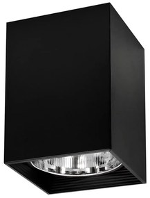 Bodové svietidlo JUPITER 1xE27/20W/230V 16x16 cm čierna