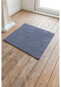 Modrá bavlnená kúpeľňová predložka Tiseco Home Studio Luca, 60 x 60 cm