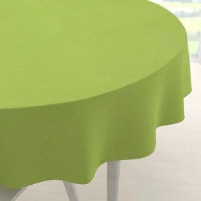 Biante Teflónový okrúhly obrus TF-003 Hráškovo zelený Ø 120 cm