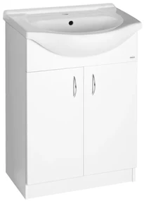 Aqualine Aqualine, SIMPLEX ECO 65 umývadlová skrinka s umývadlom 63x83,5x30,7cm, SIME650