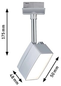 Paulmann URail Pedal LED bodová lampa 5 W, chróm