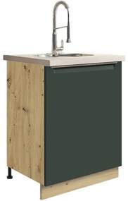 Skrinka do kuchyne Glamour11d Green