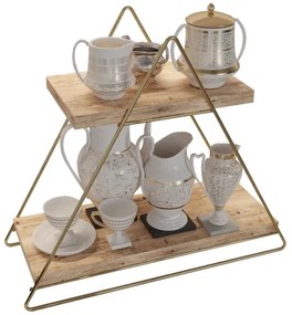 Policový organizér 35x40 cm zlatá