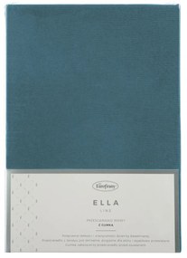 BAVLNENÉ PRESTIERADLO S GUMOU ADELA 220X200X25 CM TMAVOTYRKYSOVÁ