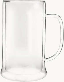 Dvojstenné borosilikátové poháre na pivo Amo, 2 ks