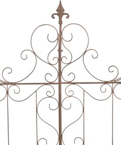 Mriežka na popínavé rastliny Mandevilla - 133 x 99 cm - Hnedá antik