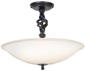 Elstead PB-SF-A-BLACK - Prisadený luster PEMBROKE 3xE14/60W/230V