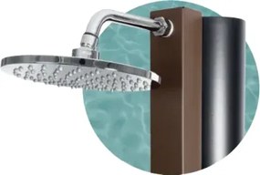Solárna sprcha CRM 40 l Rustic hnedá