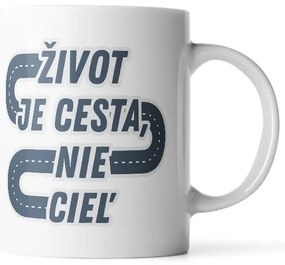 Sablio Hrnček Život je cesta, nie cieľ - 200 ml - espresso