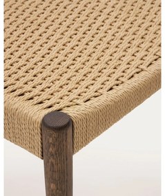 Jedálenská stolička z dubového dreva v hnedo-prírodnej farbe v súprave 2 ks Analy – Kave Home