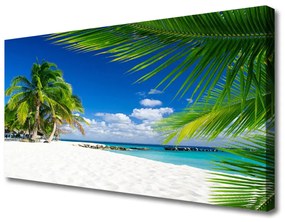 Obraz Canvas Tropická pláž more výhľad 120x60 cm