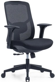 OFFICE MORE Kancelárska stolička PYLON čierna