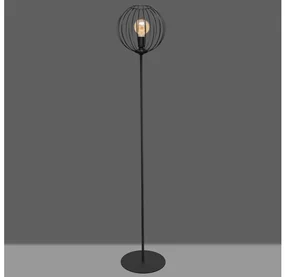 Helam Stojacia lampa MERCURE 1xE27/15W/230V čierna HE1178