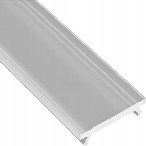 Tienidlo pre LED profil typ X 1m matné matné úzke krytie Lumines