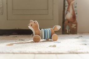 Ťahacia líška drevená Forest Friends