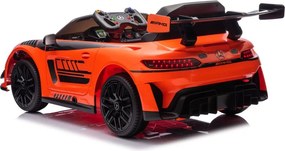 LEAN CARS Elektrické autíčko Mercedes AMG GT3, oranžové