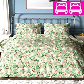 Bavlnené obliečky BRES GREEN 4-dielna sada 140x200 cm