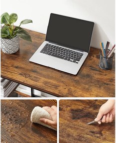 PC stôl s úložným priestorom, 2-úrovňovou ľavou alebo pravou policou