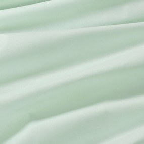 Goldea oválny obrus 100% bavlnené plátno - svetlo mätový 140 x 280 cm