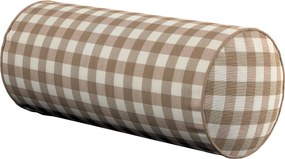 Jednoduchý valcový vankúš farba produktu béžová látka vzorované