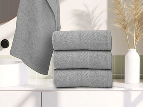 Uterák BASIC ONE 50 x 90 cm svetlosivý, 100% bavlna