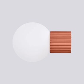 Sollux SL.1727 - Kúpeľňové nástenné svietidlo HALO 1xG9/8W/230V IP44 oranžová