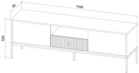 Televízny stolík SUE béžová/kašmír