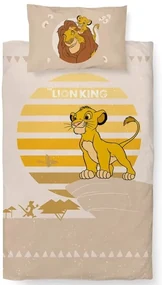 Obliečky do postieľky Leví Kráľ Malý Simba 100x135/40x60 cm