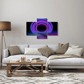 Obraz farebných kruhov (90x60 cm)