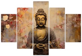 Obraz - Budha, maľba (150x105 cm)