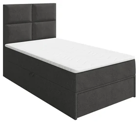 Kontinentálna posteľ Hudson Lux 1, Strana: ľavá, Rozmer postele: 90x200 cm, Farby: Muna 10