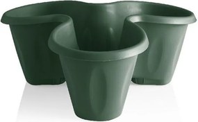 BAMA Kvetináč modulárny TRIFOGLIO, farba zelená