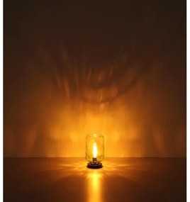 Globo 16046TG - Stolná lampa DARINA 1xE27/60W/230V zelená