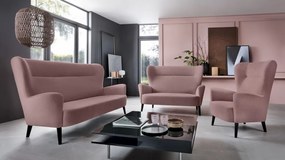 Trojmiestna pohovka Next, staroružová látka