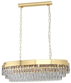Eglo 39462 - Luster na reťazi VALPARAISO 10xE14/40W/230V zlatá
