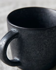 Šálka na espresso ponia ø 6 cm čierna MUZZA