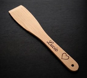 AMADEA Drevená obracačka, masívne drevo, dĺžka 28 cm