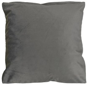 Obliečka Plain Velvet 40x40cm šedá