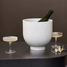 Ferm Living Poháre na šampanské Ripple 150 ml – sada 2 ks